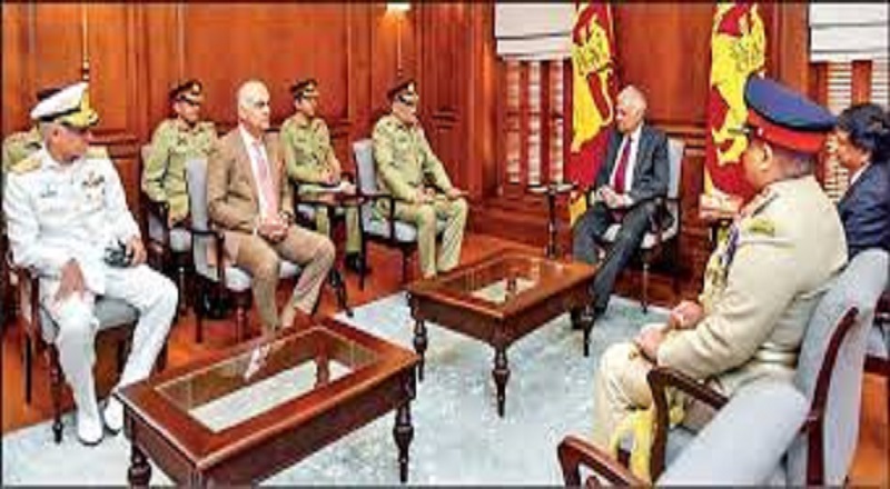ஜனாதிபதி ரணில் விக்ரமசிங்கவை சந்தித்த பாகிஸ்தான் கூட்டுப்படைகளின் பிரதம அதிகாரி ஜெனரல் சாஹிர் ஷம்ஷாத் மிர்ஸா